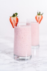 Strawberry banana smoothie