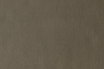 Plain brown fabric sheet with thick texture as background