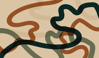 Colorful abstract background lines vector template.