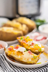 Pressure Cooker Baked Potatoes