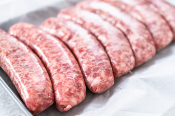 Cooking bratwurst