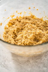 Chocolate cookies with peppermint chips