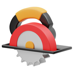 The Circular Saw Tools 3D Icon