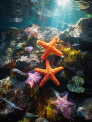 Starfish coral