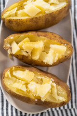 Pressure Cooker Baked Potatoes