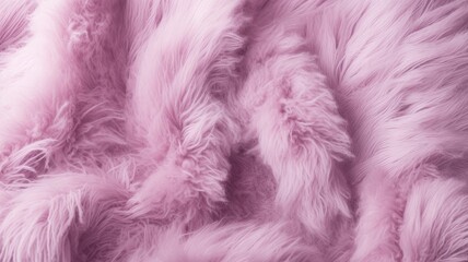 Fototapeta premium pink fur texture. Generative AI