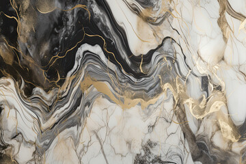 Beautiful black, gold, brown, grey marble background image, texture, textured backdrop, 