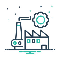 Mix icon for manufactured 