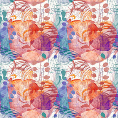 pattern with colorful abstract design