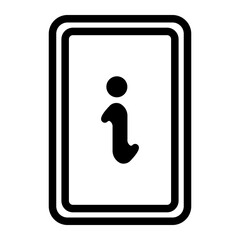 information line icon