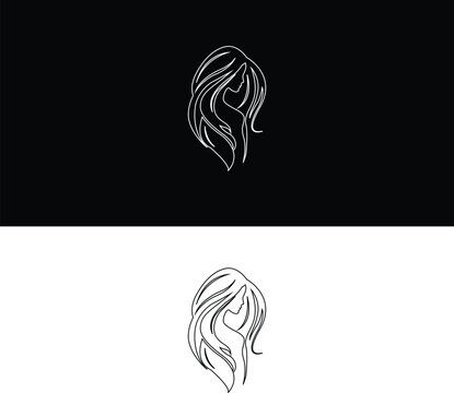 modern creative  beauty women logo design .eps
