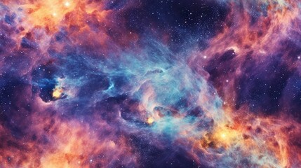 Fototapeta na wymiar seamless close up of a swirling galaxy cosmic and mesmerizing background texture, tile, 8K, generative ai