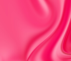 Obraz premium silk fabric and soft pink wave background and blurred