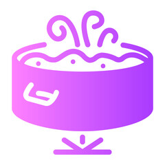 cooking food Gradient icon