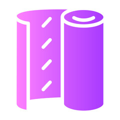 plastic wrap Gradient icon