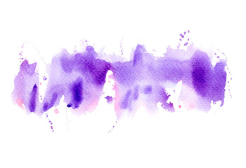 watercolor splashes isolated.