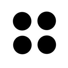Four dots menu icon 