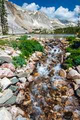 Snowy Range Mountains in Wyoming