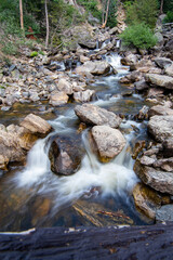 Rocky section of a stream 