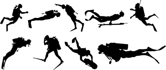 "Underwater Memories: Silhouette Vector Set of Retired Scuba Diver from Every Angle"
"Capturing Aquatic Adventures: Complete Silhouette Vector Set of Scuba Diver"