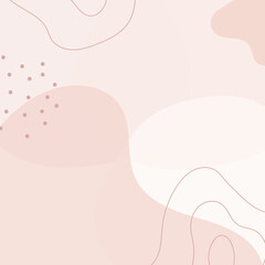 Abstract frame with freeform shape