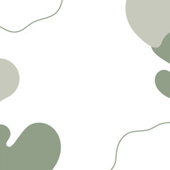 Abstract frame with freeform shape