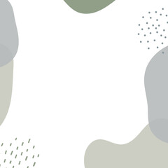 Abstract frame with freeform shape