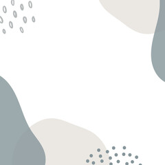 Abstract frame with freeform shape