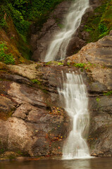 Tirikhola Dancing Falls, Namchi, Sikkim, India. It is a beautiful waterfall from Himalayan...