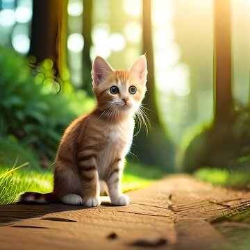 cat in the garden