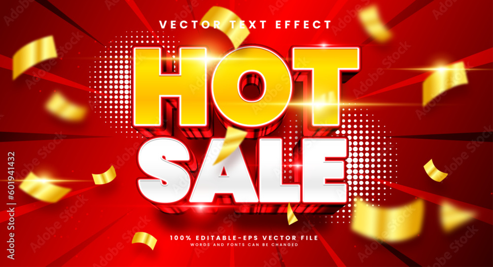 Poster hot sale 3d editable vector text style effect. vector text effect with luxury concept.