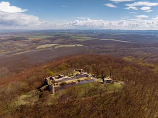 Dregely Castle in Hungary, This is a medieval fortress what you can reach out with hiking in the...