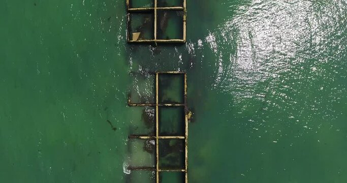 Port artificiel d&rsquo;Arromanches - Seconde Guerre Mondiale