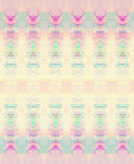 India Seamless Pattern. raster graphics in hindi style.