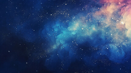 Obraz na płótnie Canvas Space Nebula Galaxy Background Generative ai