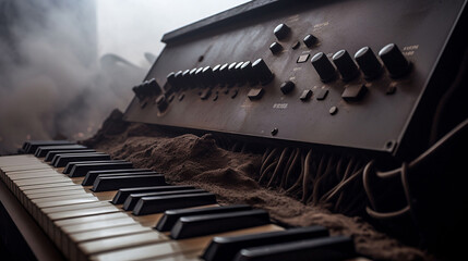 Dusty Synthesizer with a Tale to Tell
