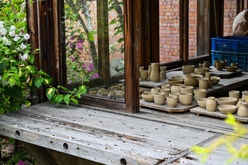 Naklejka premium Miaoli, Taiwan - APR 12, 2021: Hwataoyao,Botanicen Garden in Miaoli.