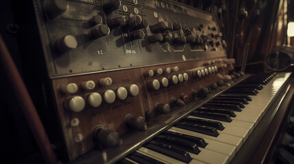 Fantastically Aged Synthesizer