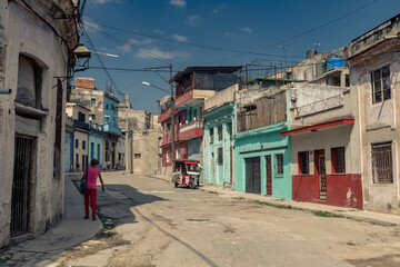 Stroll through the alleys and historic districts of Havana in Cuba