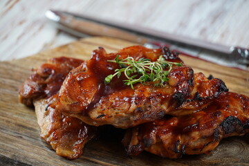 Pargiyot - Israeli skewered chicken dish made with chicken breasts