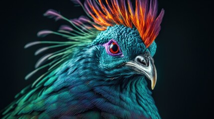 Nicobar Pigeon. Generative AI