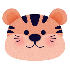 Tiger face emoticon