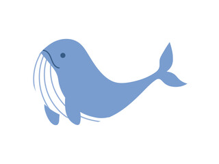 Endangered Whales Ocean Animal Illustration