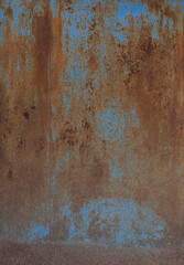 Old of Rusted iron plate texture background