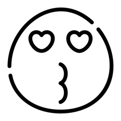 In Love line icon