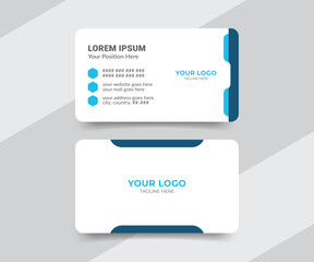 Medical healthcare business card template design for doctor
