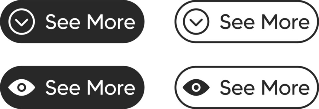 See more vector icon set. View all button symbol. Eyes vector sign
