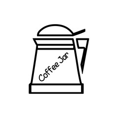 illustration of a coffee Jar