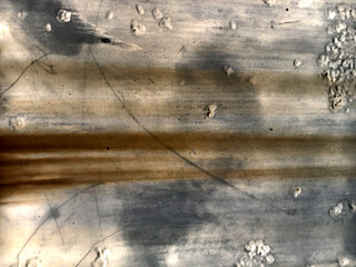 The background has an unusual and colorful pattern.