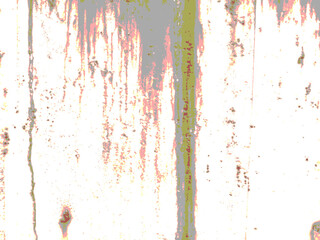 The background has an unusual and colorful pattern.